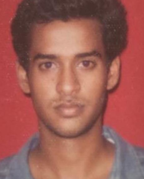 Madhu Mantena in his 20s