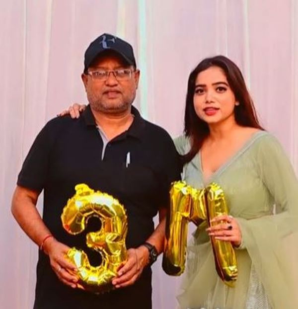Manisha Rani with her father