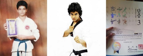 Mikki Koomar- Black belt in Taekwondo