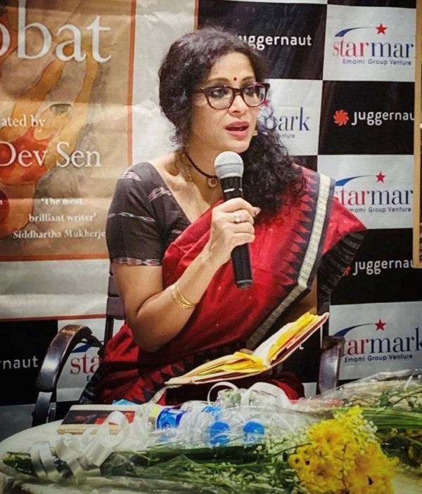 Nandana Sen's photo taken during the launch of a book