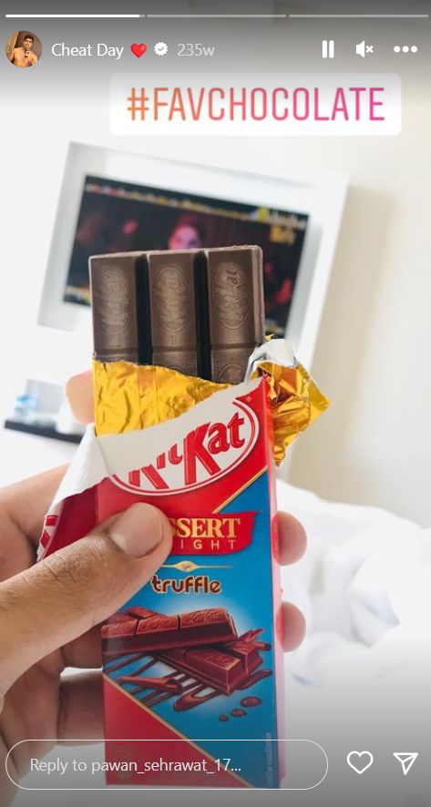 Pawan Sehrawat's story about his favorite chocolate