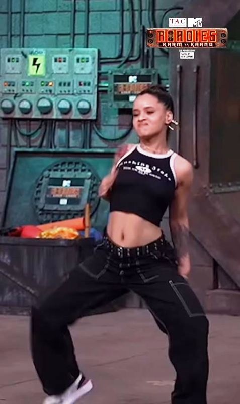 Pery Sheetal dancing during the auditions of MTV Roadies - Karm Ya Kaand (2023)