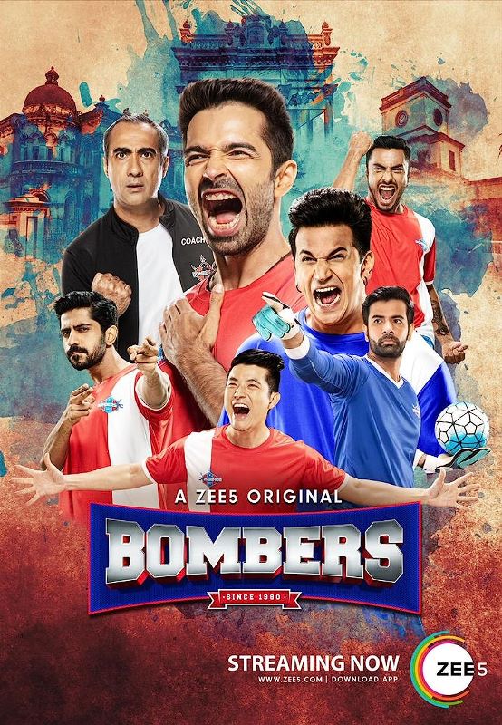 Poster of the 2019 Hindi web series 'Bombers'