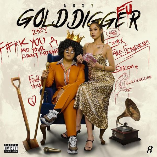 Poster of the 2021 song 'Gold Digger' by Agsy