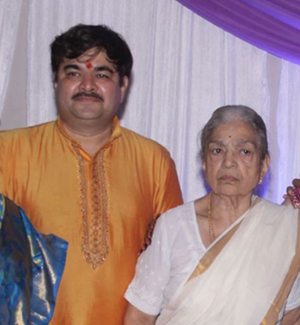 Prashant Damle with his mother