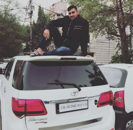 Rahul Chaudhari with his Toyota Fortuner