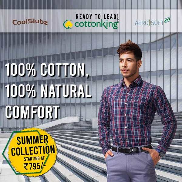 Rajveer Dey in an advertisement for Cottonking