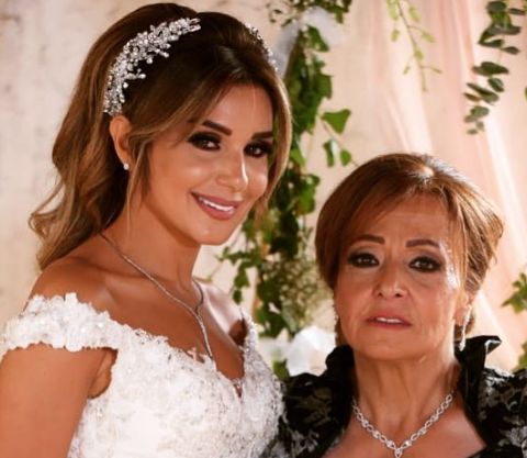 Ramona Khalil with her mother