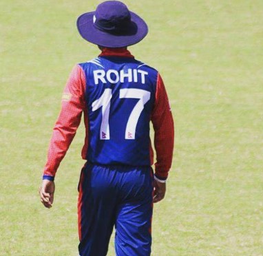 Rohit Paudel's jersey number 17