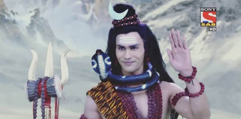 Saarrh Kkashyap as Lord Shiva in the TV series 'Badi Dooooor Se Aaye Hain'