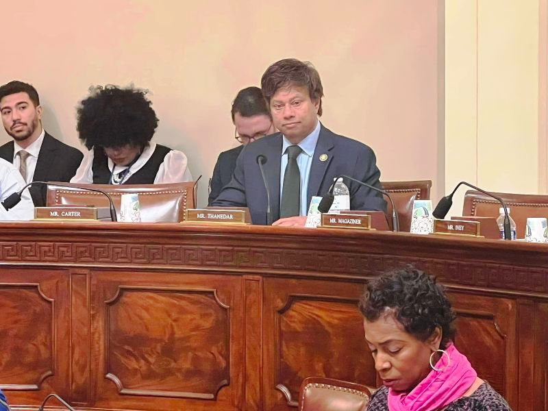 Shri Thanedar attending first hearing of the Committee on Small Business
