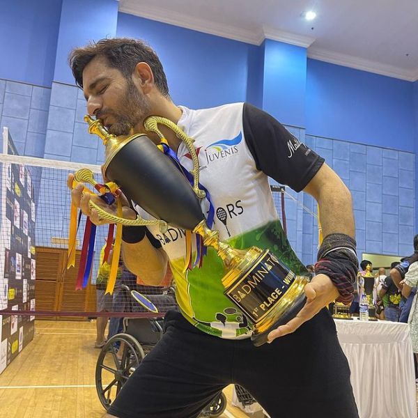 Siddhant Karnick after winning the competition