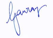 Signature of Gourav Vallabh