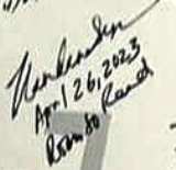 Signature of Nandana Sen