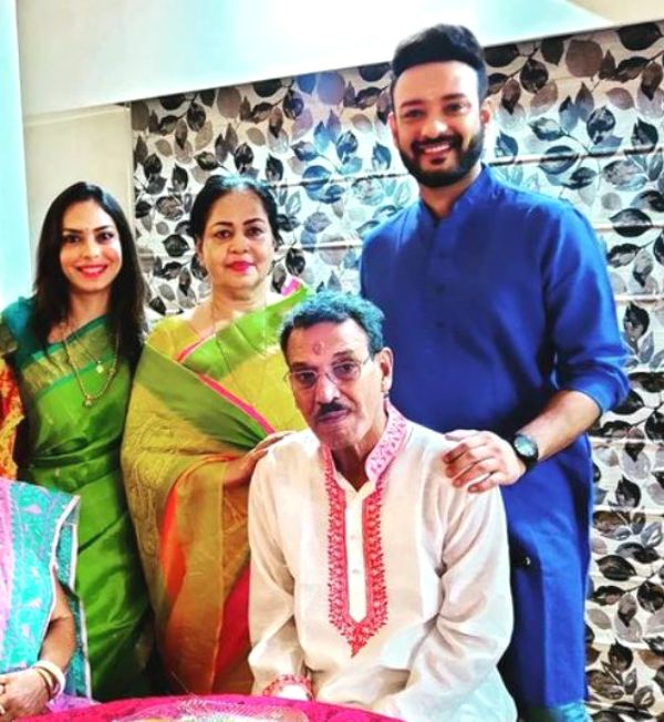 Sonam Bhattacharya with her family