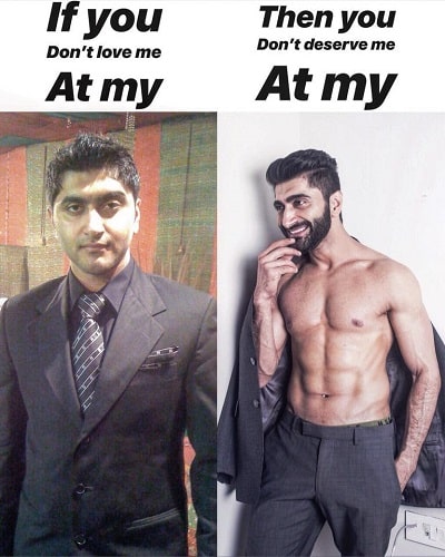 Suhail Nayyar's before and after picture