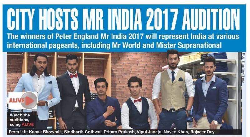 Winners of Peter England Mr India 2017