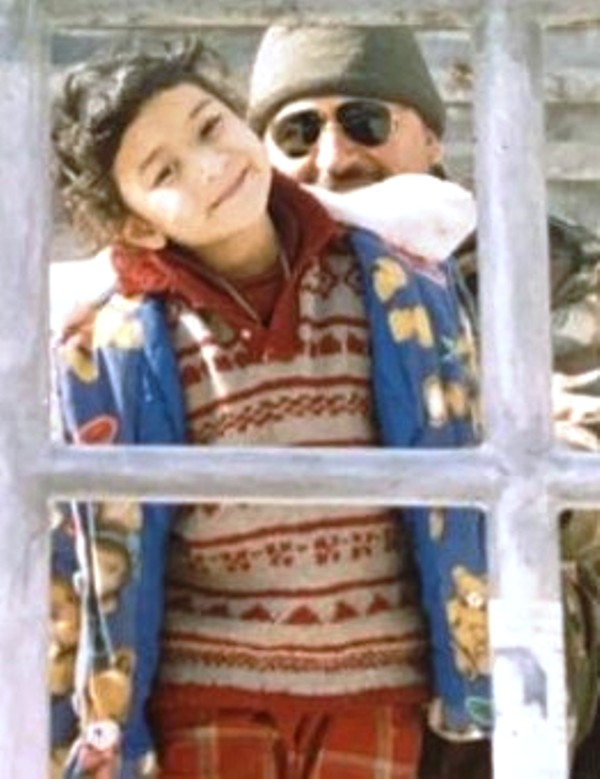 A childhood photograph of Jahnvi Rawat