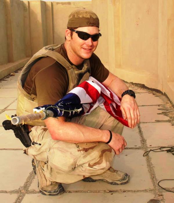 A photo of Chris Kyle taken while he was deployed in a combat mission in Iraq