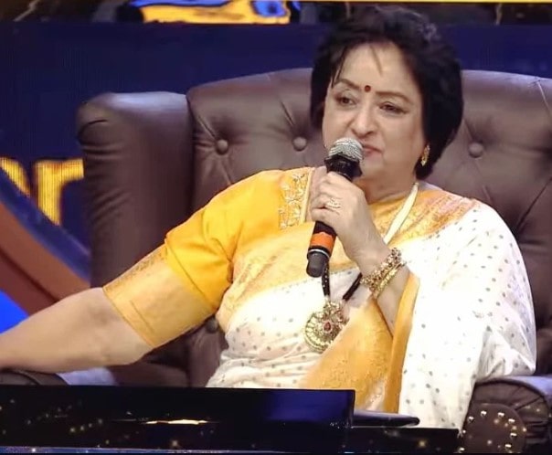 A photo of Lakshmi taken while she was judging a show