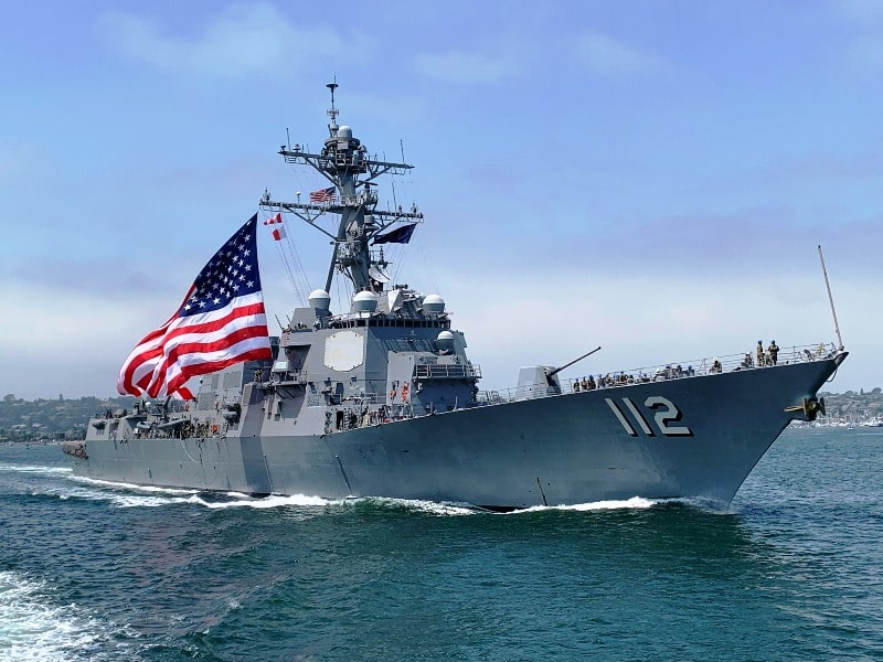 A photo of the USS Michael Murphy (DDG-112) ship of the US Navy