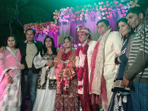 A picture of Raja Chaudhary's second marriage
