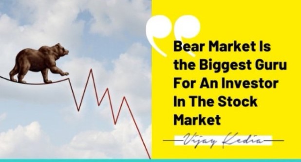 A stock market quote by Vijay Kedia
