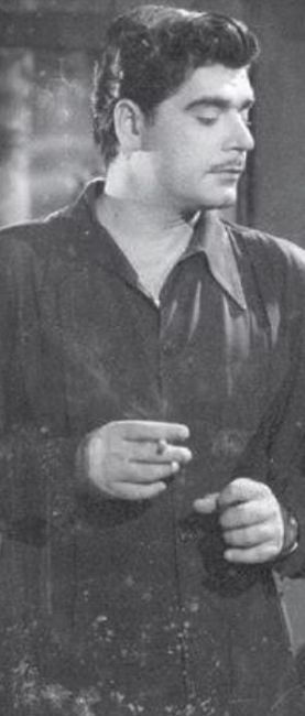 Ajit Khan as a young actor