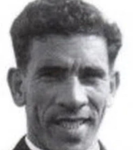 An old picture of Logan van Beek's grandfather, Sammy Guillen