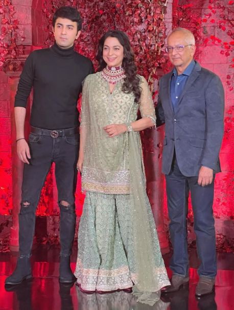 Arjun Mehta with his parents