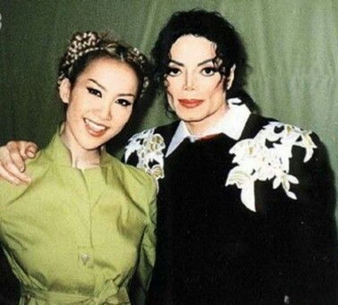 Coco Lee with Michael Jackson
