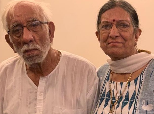 A picture of Deepak Dhar's parents