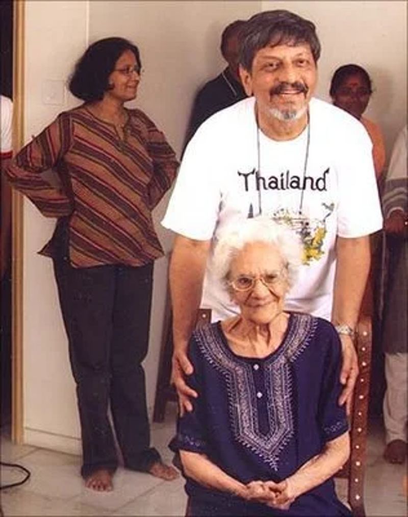 Esther with Quest director Amol Palekar