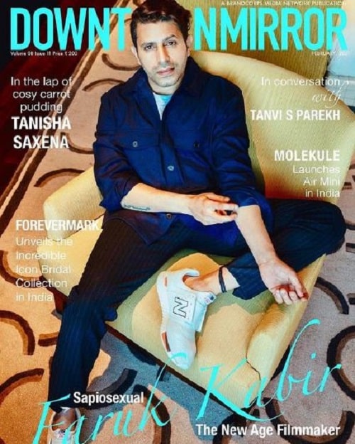 Faruk Kabir featured on a magazine cover
