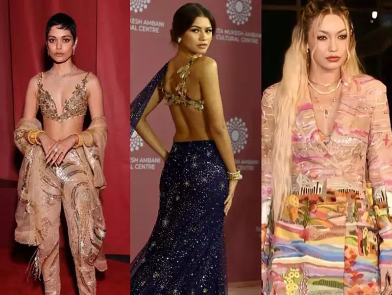 International Celebrities displaying Rahul Mishra's designs
