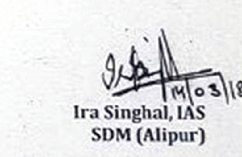 Ira Singhal signature