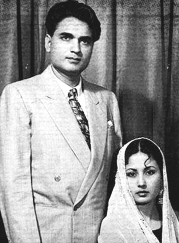 Kamal Amrohi with Meena Kumari
