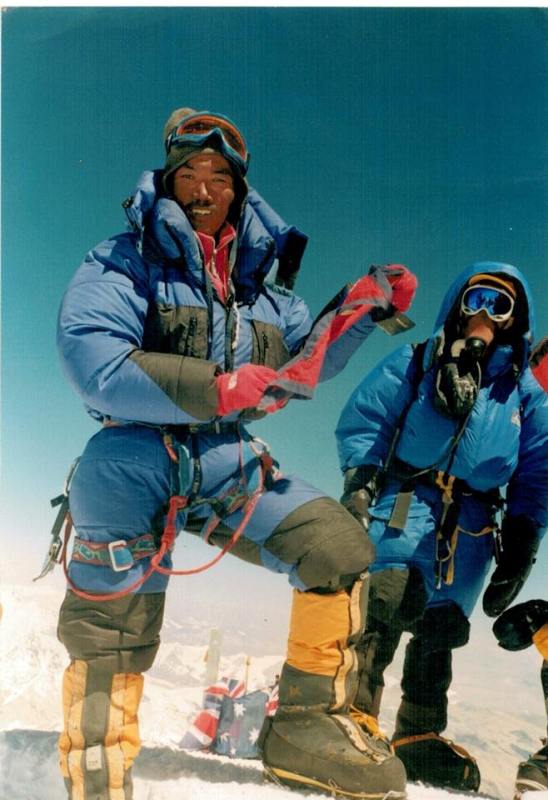 Kami Rita on his first Mount Everest summit
