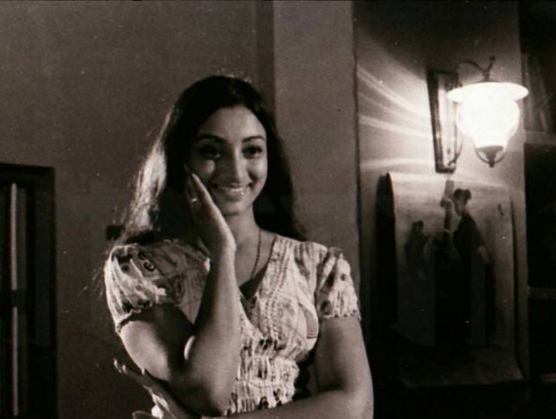 Lakshmi's photo taken from the 1974 Malayalam film Chattakari