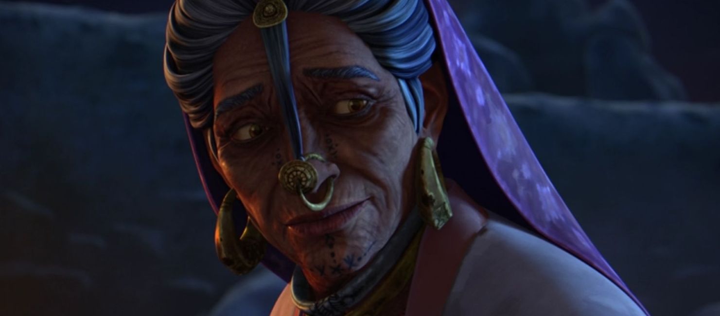 Lillete Dubey's character Rugal in Star Wars Visions (2023)