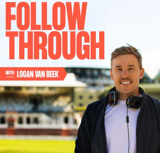 Logan van Beek on the poster of the Follow Through with LVB