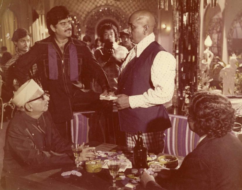 M. B. Shetty in the film Sangram (1976)