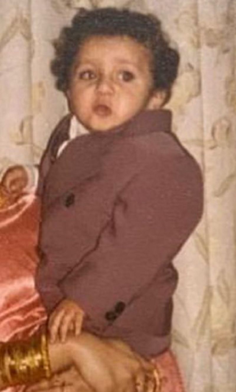 Mahir Pandhi as a child