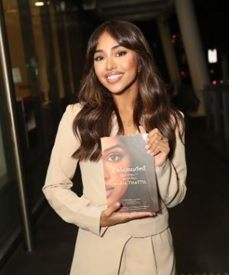 Maria with her book 'Unbounded'