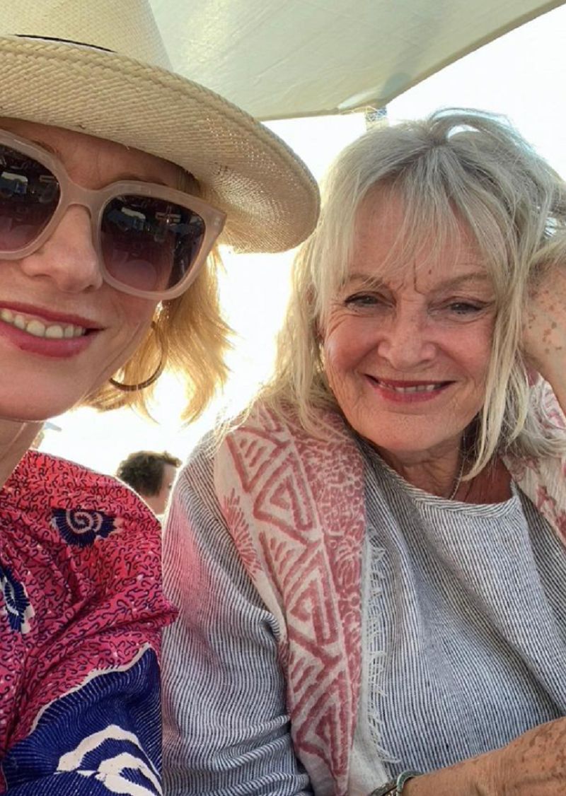 Naomi Watts with her mother