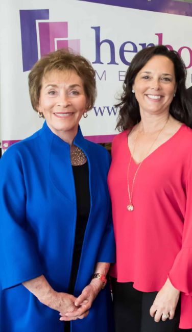 Nicole Sheindlin with Judy Sheindlin, co-founders of Her Honor Mentoring