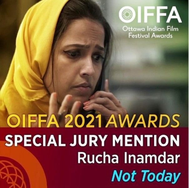 OIFFA 2021 Award to Rucha Inamdar
