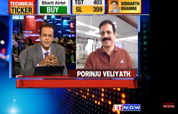 Porinju Veliyath on a live news channel