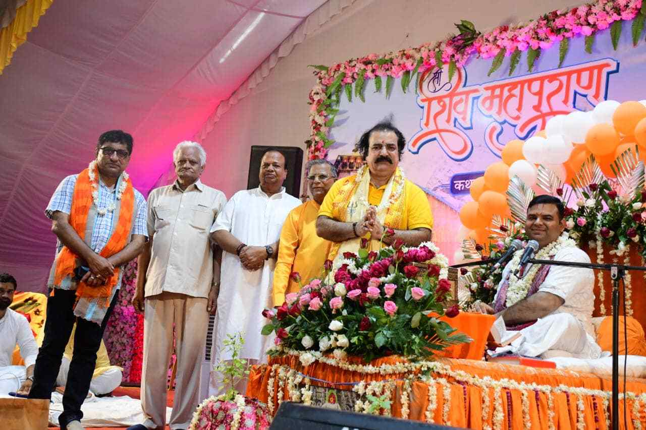 Pratap Singh Khachariyawas at a Hindu religious function