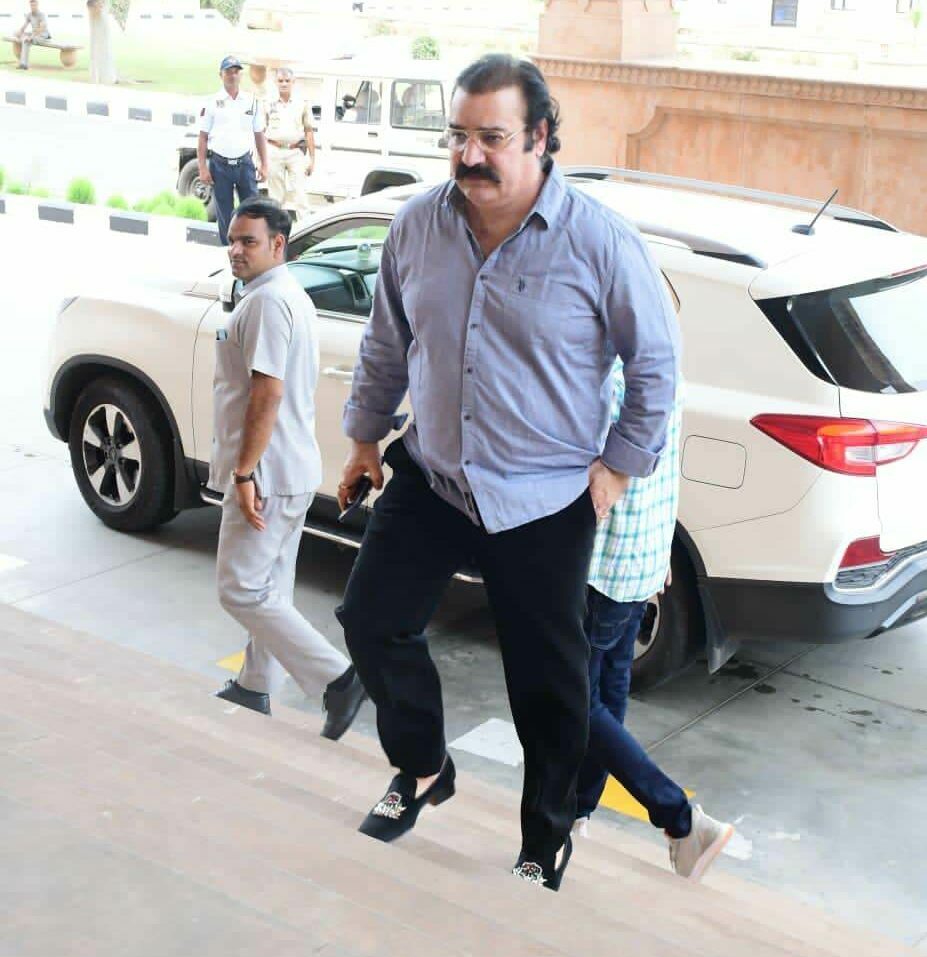 Pratap Singh Khachariyawas clicked wearing shirt and jeans